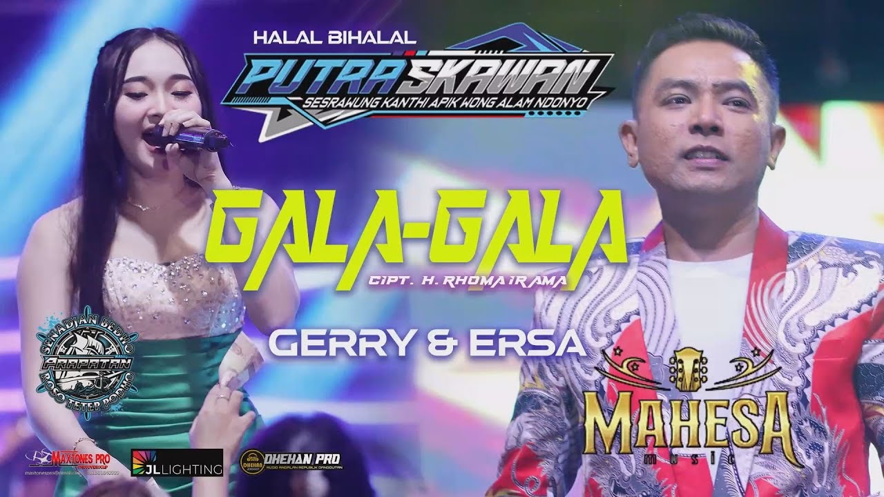 GALA GALA - GERRY MAHESA & ERSA AMELIA   MAHESA MUSIC   PUTRA SKAWAN WONOKERTO PEKALONGAN 2025