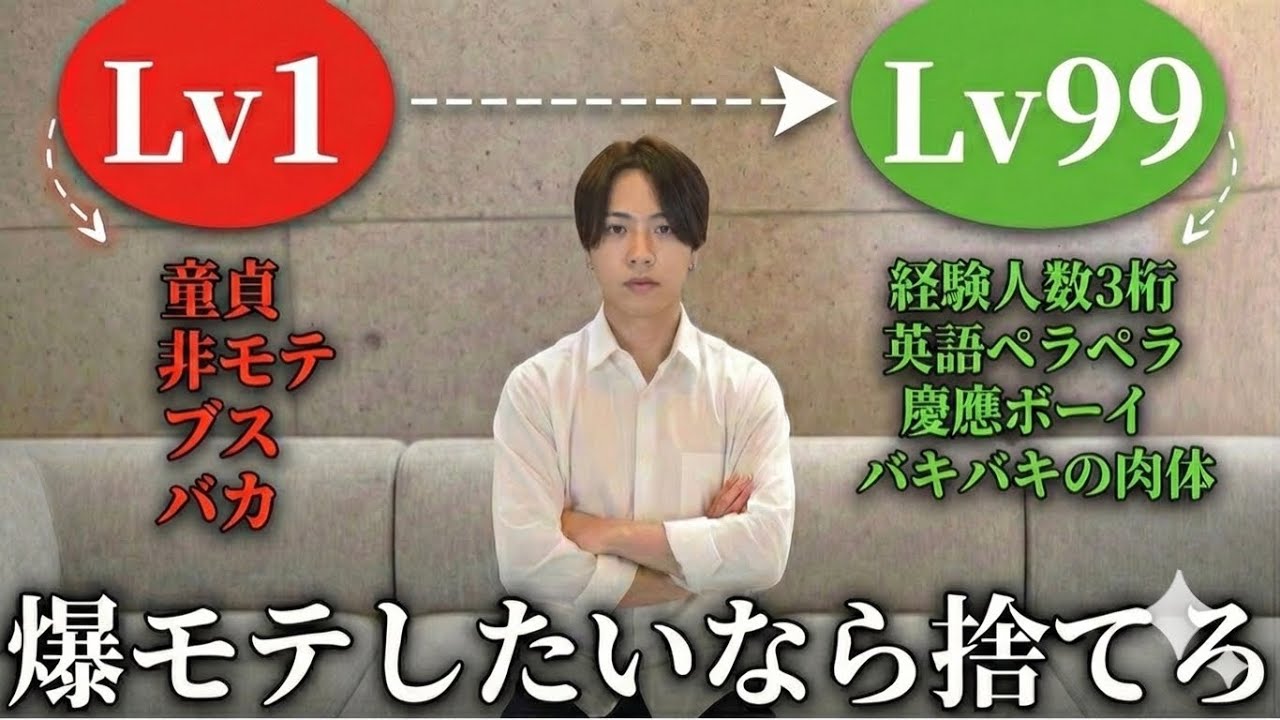 非モテ童貞から芸能人・海外美女攻略・慶應・英語ペラペラ・バキバキの肉体を持つ最強のモテ男になるまでやめたたった一つの習慣