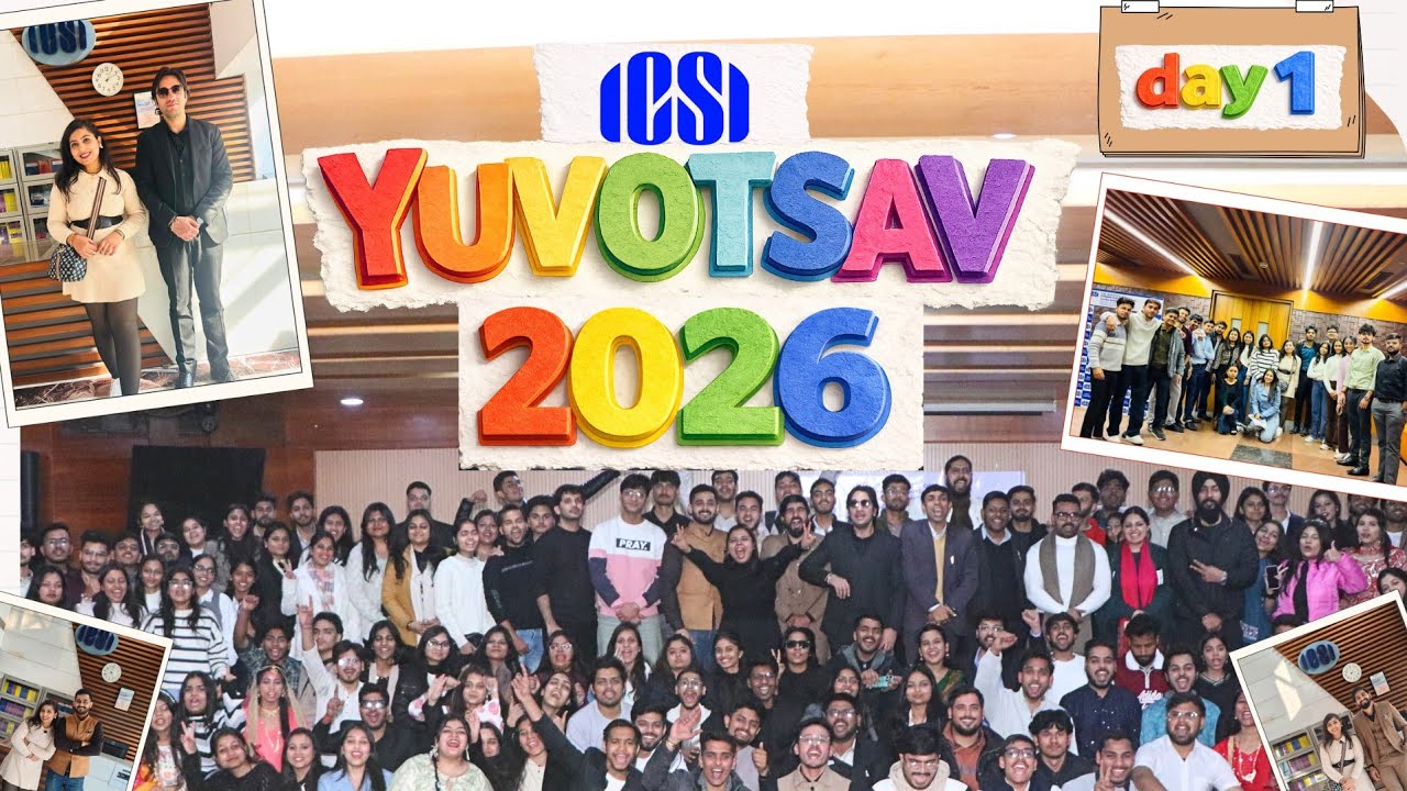 ICSI YUVOTSAV 2026 Day 1 &ndash; 11th January 2026✨ NIRC &ndash;Noida Chapter #companysecretary #icsi #yuvotsav