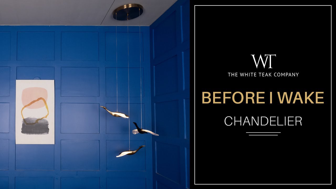 Before I Wake Chandelier | White Teak