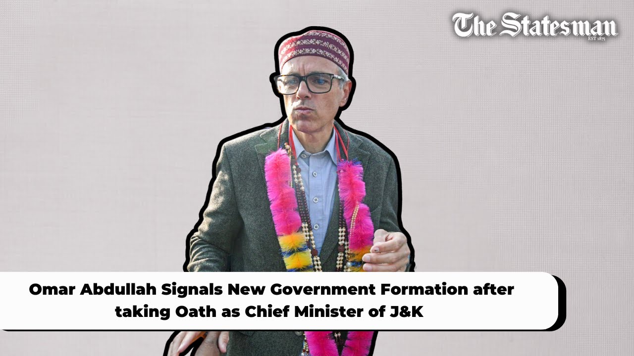 Omar Abdullah Takes Oath as Chief Minister of Jammu and Kashmir, Signals New Government Formation