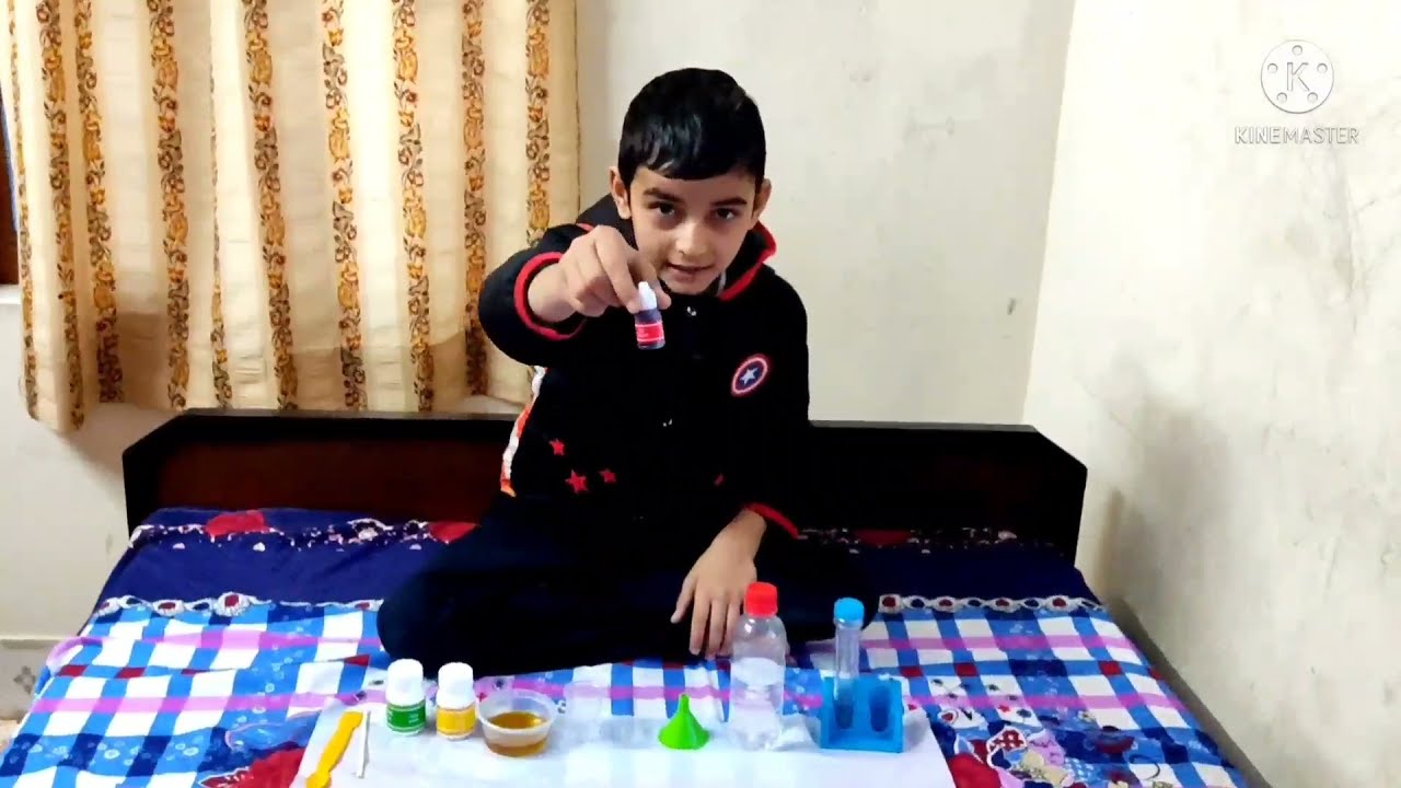 Underwater volcano Science kit experiment no. 2