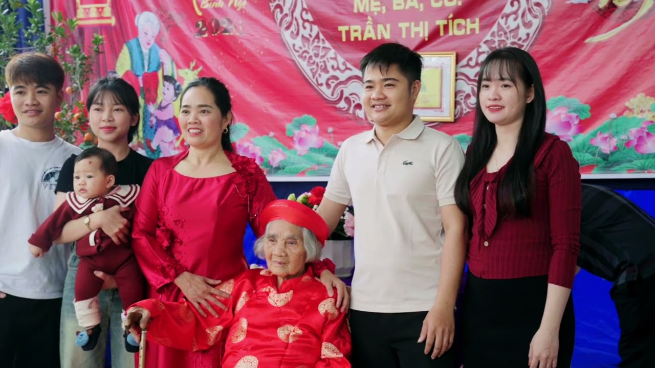 LỄ MỪNG THỌ MẸ,BÀ,CỐ TRẦN THỊ TÍCH TUỔI 90