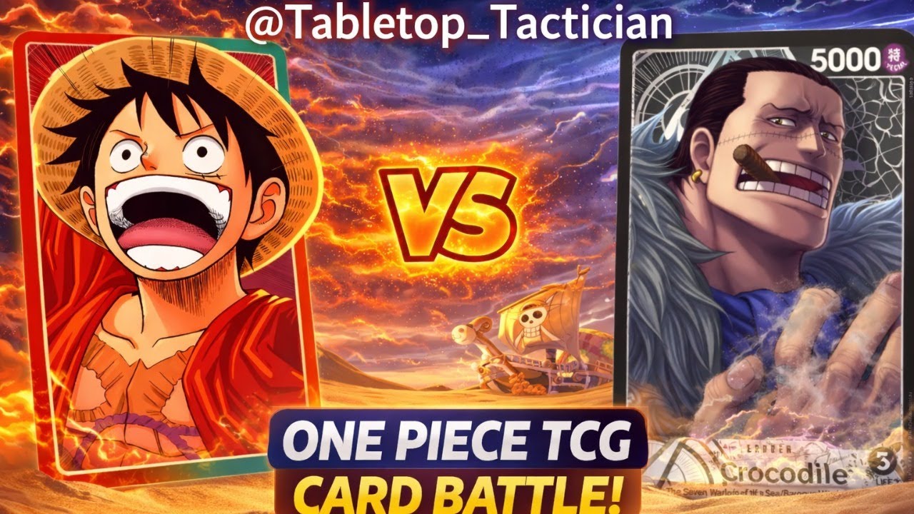 Time For A Dust Up! One Piece TCG: RG Luffy Vs B Crocodile