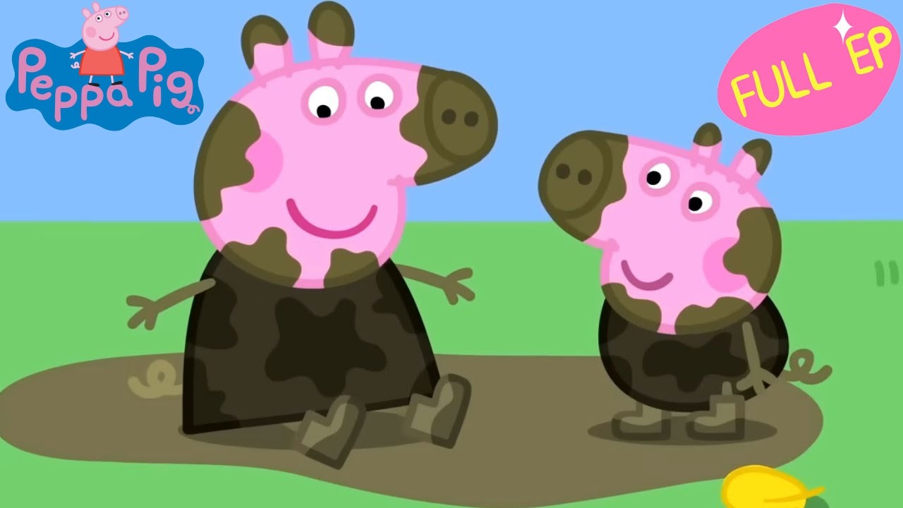Świnka Peppa 🐷 Błotniste Kałuże | Cały Odcinek 🍿 Super Toons TV Bajki Po Polsku