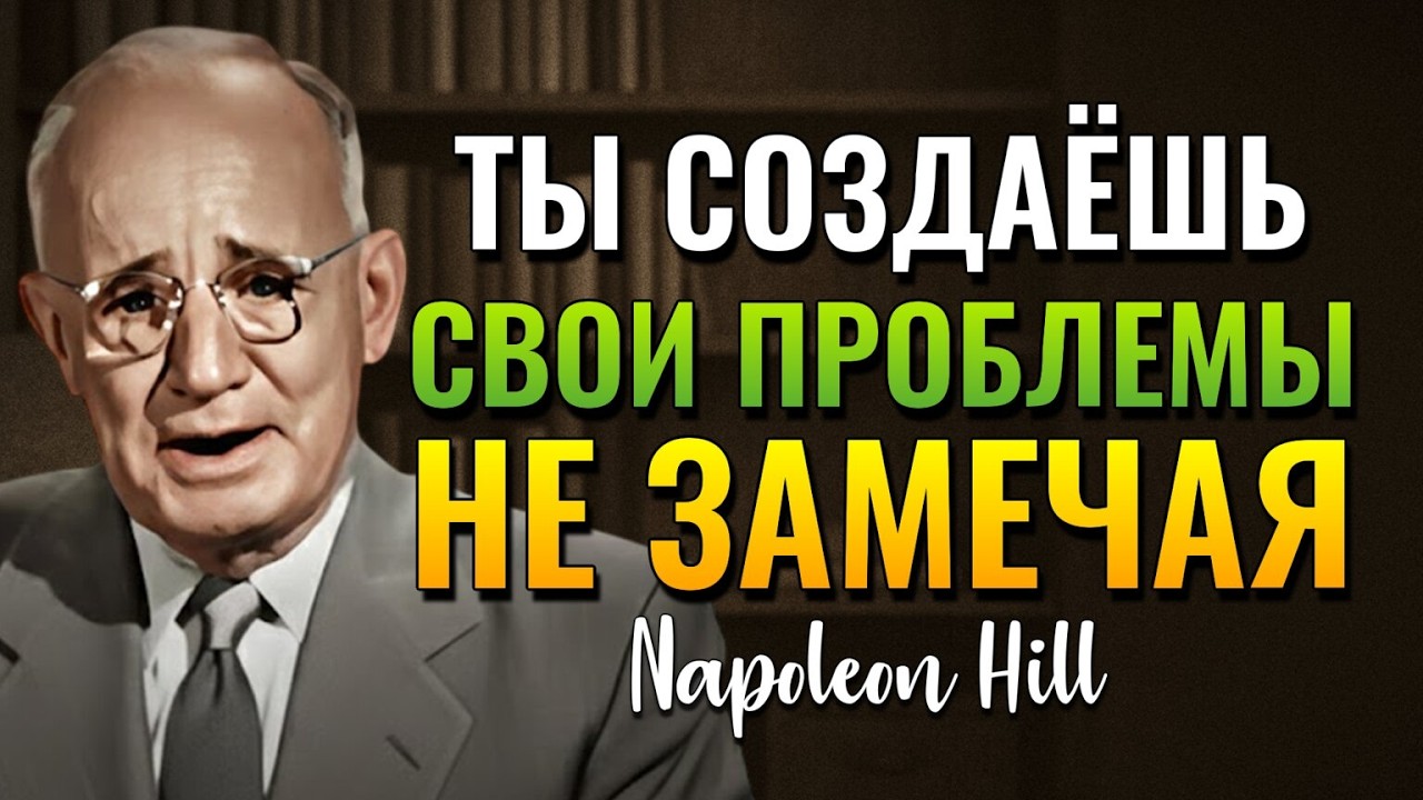 Это объясняет, почему ты всегда притягиваешь одни и те же проблемы. (Napoleon Hill)