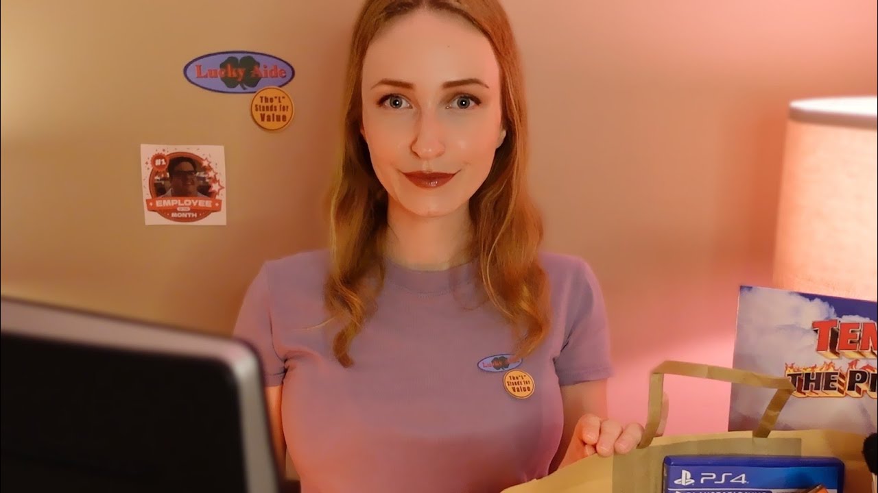 ✨The Kind Check Out Girl~ Soft Spoken ASMR Role-play (Many triggers!!^^) 🌷