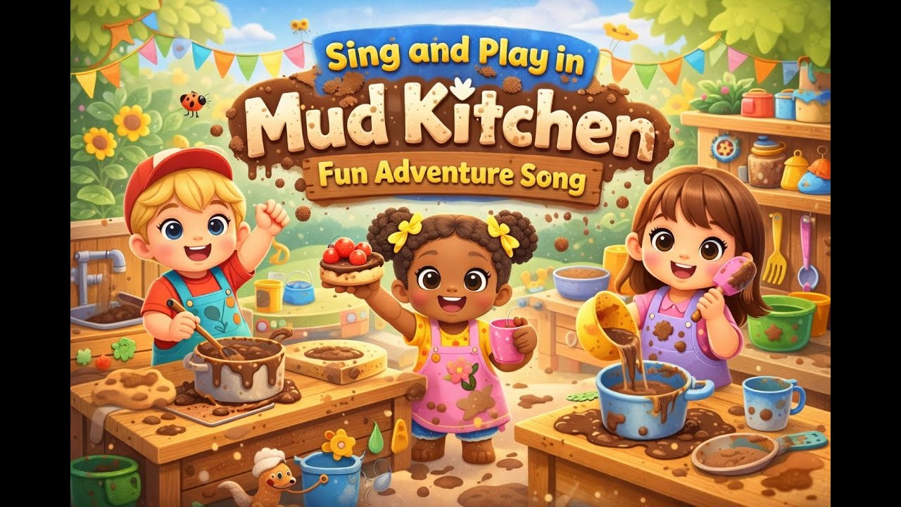 Sing & Play in the Mud Kitchen | Fun Adventure Rhyme!