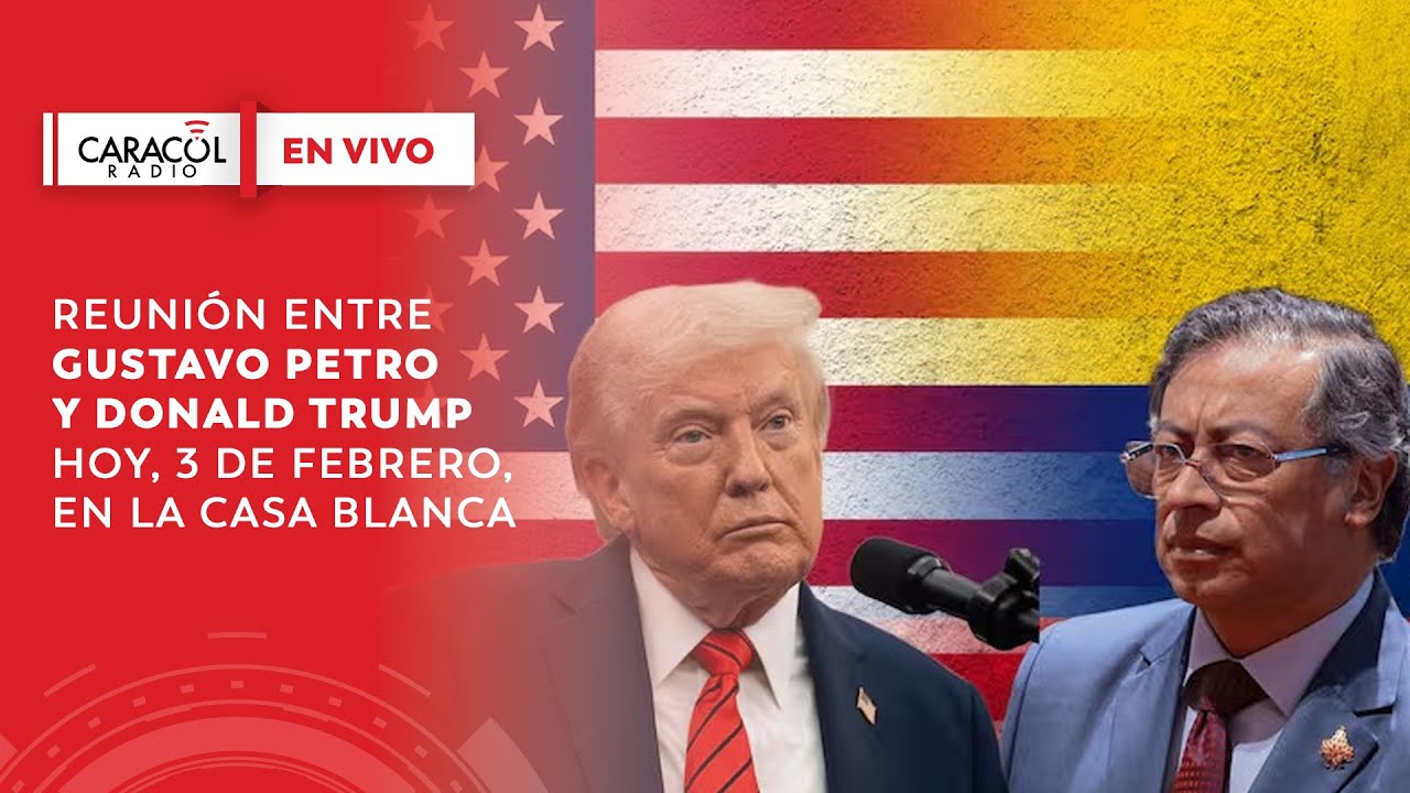 🔴 EN VIVO | Reunión entre Gustavo Petro y Donald Trump HOY, 3 de febrero, en la Casa Blanca