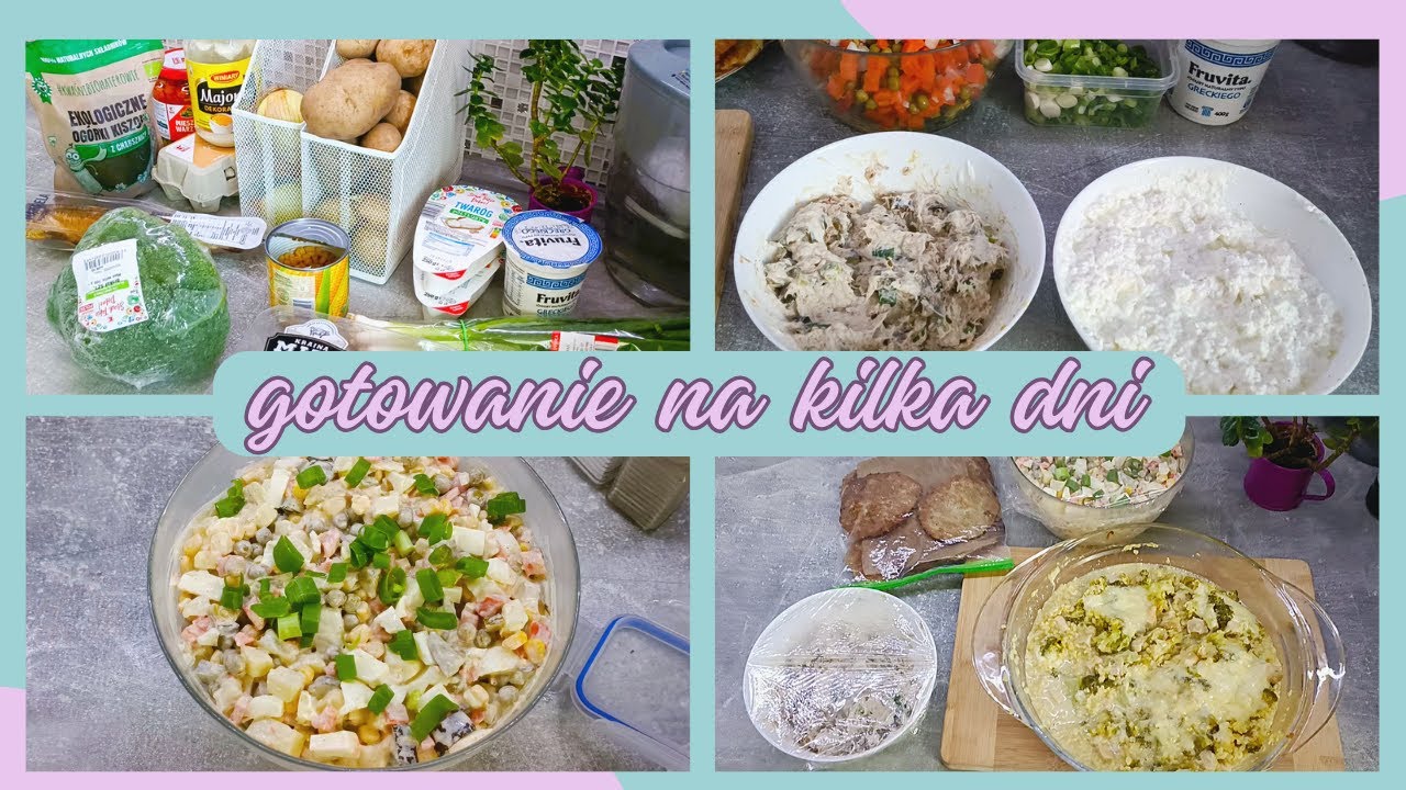 Posiłki na kilka dni | meal preap | zero waste |