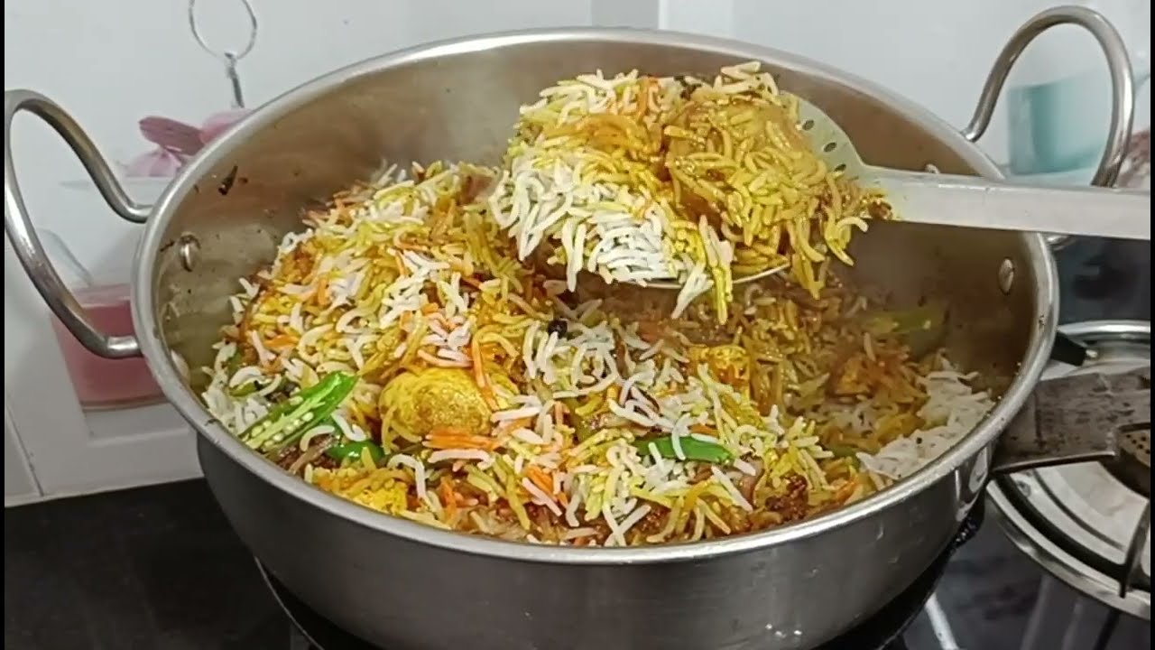 वेज दम बिरयानी बनाने का सबसे आसान तरीका | Vegetable Dum Biryani | Veg biryani Recipe | Biryani 