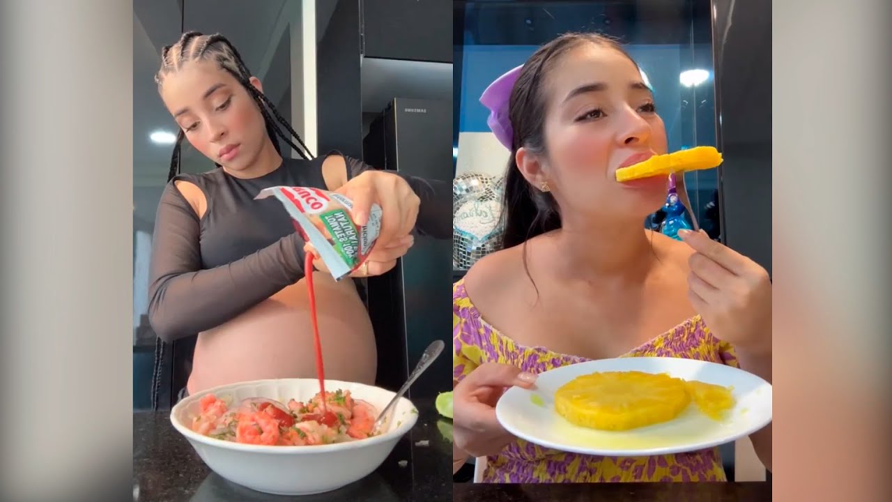 Comiendo camaron en embarazo [ Deiby Ruiz ]