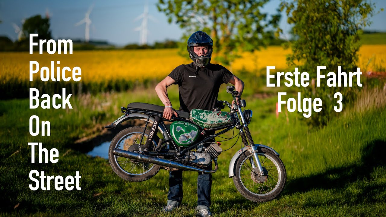 Erster Wheelie nach Hausdurchsuchung klappt nicht | Simson.junkie | From Police Back On The Street 3