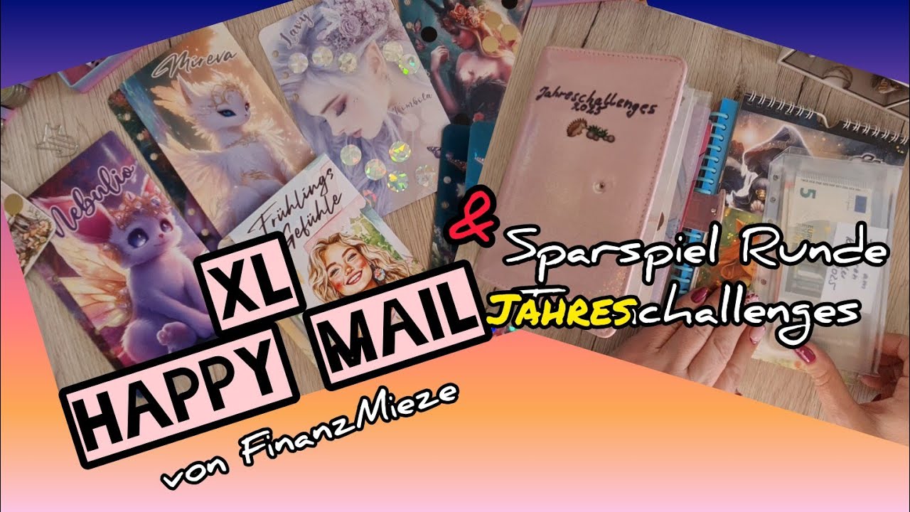 XL Happy Mail von @FinanzMieze und die erste Spielerunde der Jahreschallenges im März