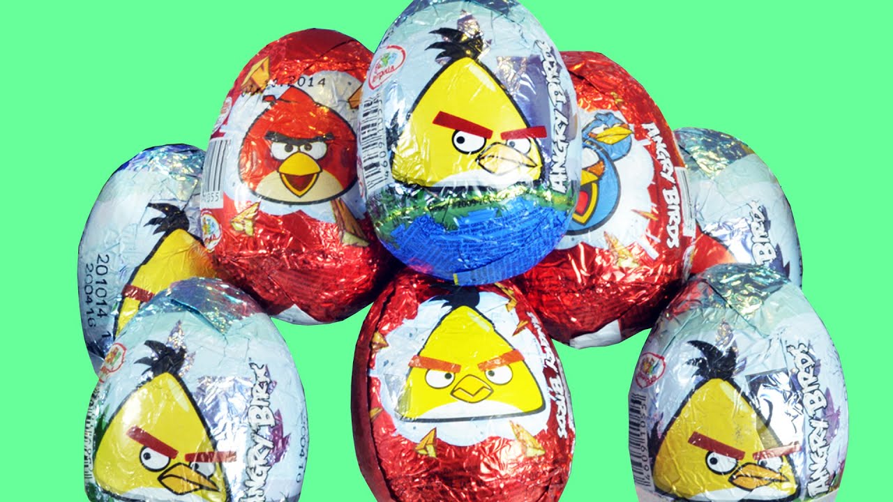 Angry Birds Surprise Egg Opening Sorpresa Huevos Angry Birds Eggs Surprise Toys