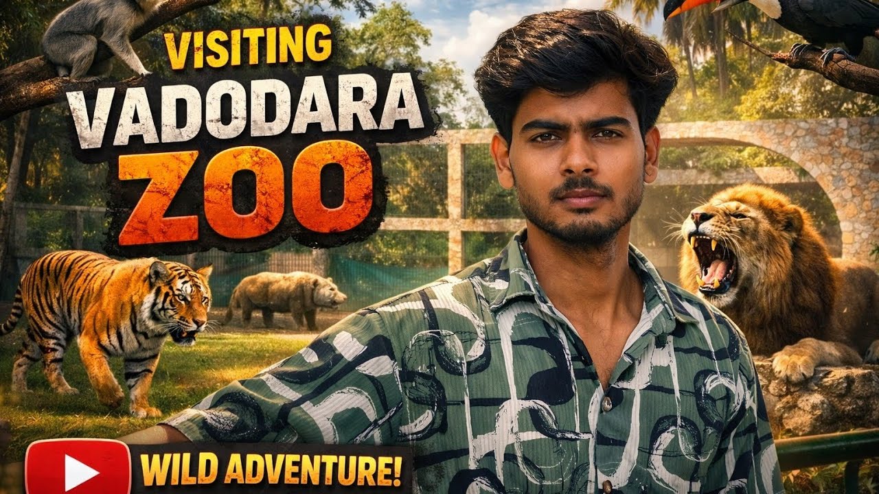 Exploring vadodara's zoo | zoo vlog 
