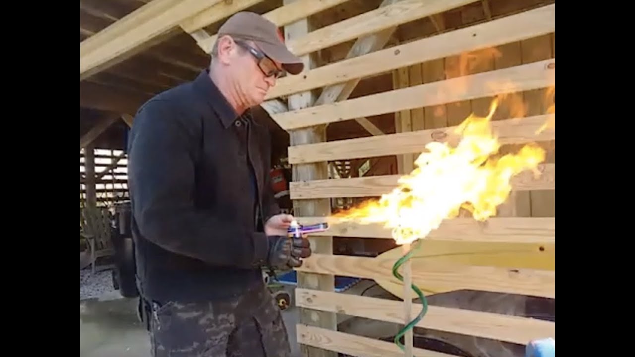 Hollywood Weapons | Homemade Flame Thrower!