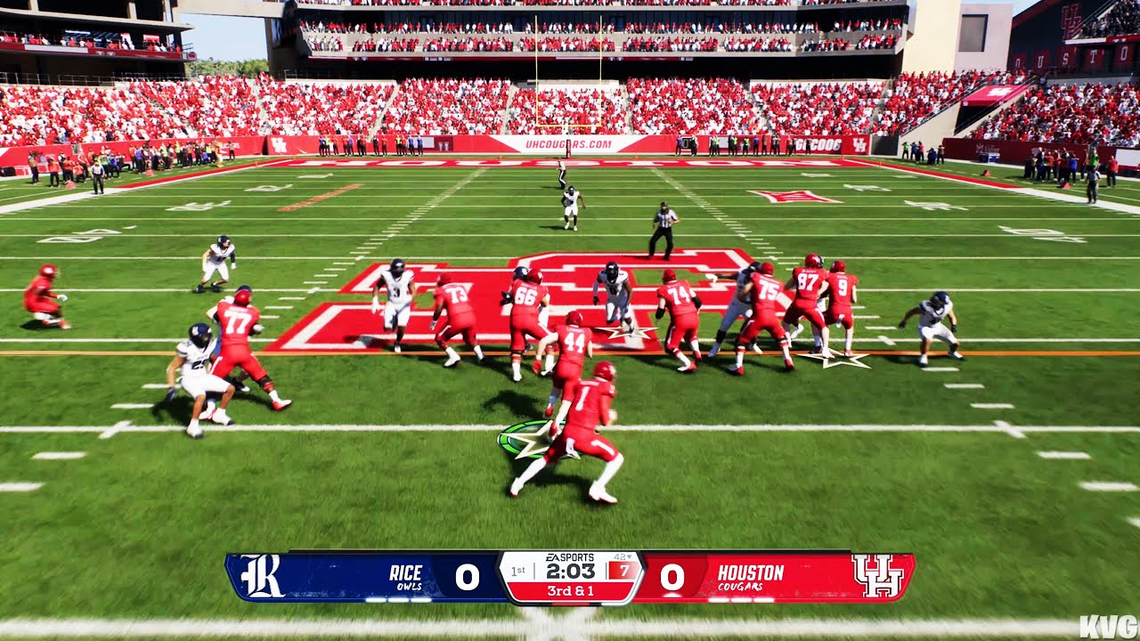 College Football 26 - Rice Owls vs Houston Cougars - Gameplay (PS5 UHD) [4K60FPS]