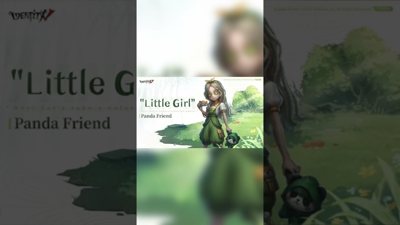 Identity V - Panda Friend Little Girl A Skin