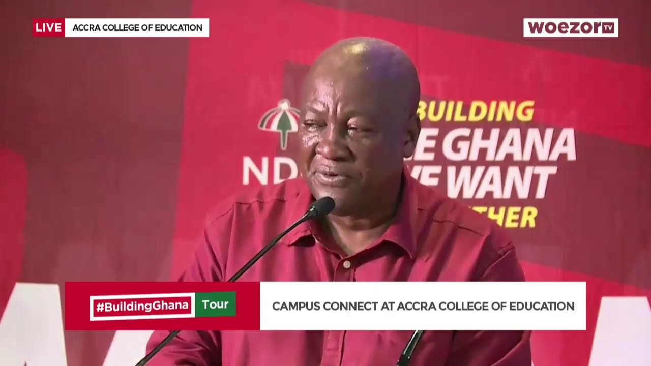 LIVE NOW | Campus Connect Programme. [Ayawaso West Wuogon] #BuildingGhanaTour | WoezorTV