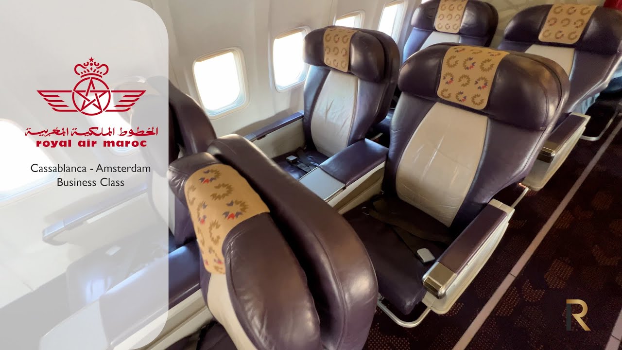 My 4 hours in business class on Royal Air Maroc's Boeing 737 from Morocco to The Netherlands
