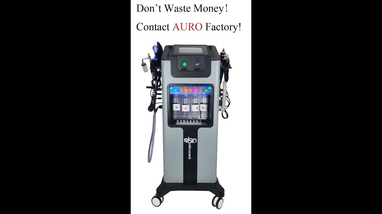 Professional 8 in 1 Hydrafacial Peel Skin scrubber Ultrasonic Microcurrent BIO Facial lifting
