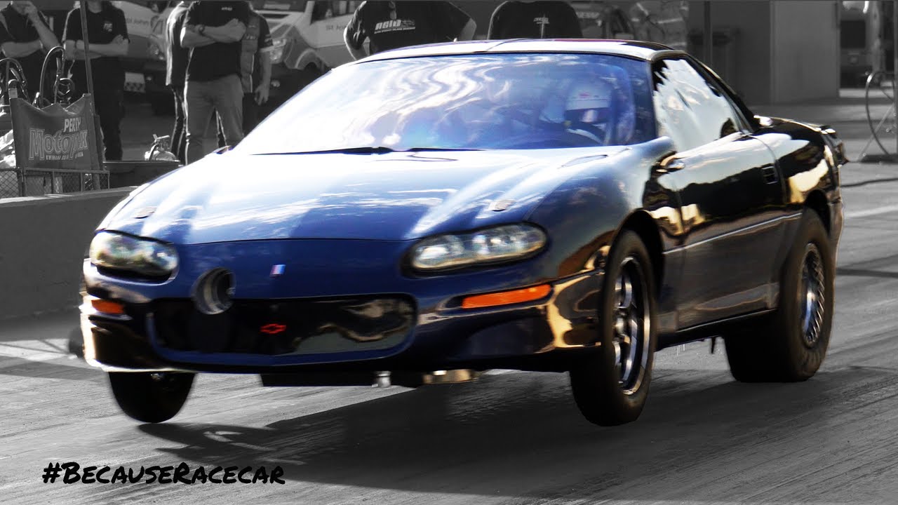 2000+ HP Turbo 427ci LSX! Hardest we've EVER seen the Huge Power Camaro Launch at the Radial Prep!