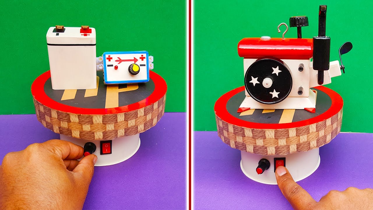 How To Make A Rotating Display Stand | 360° Powerful Rotating Display Stand | Rotating Display Stand