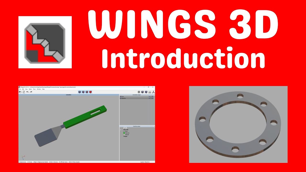 Wings 3D introduction modélisation 3D