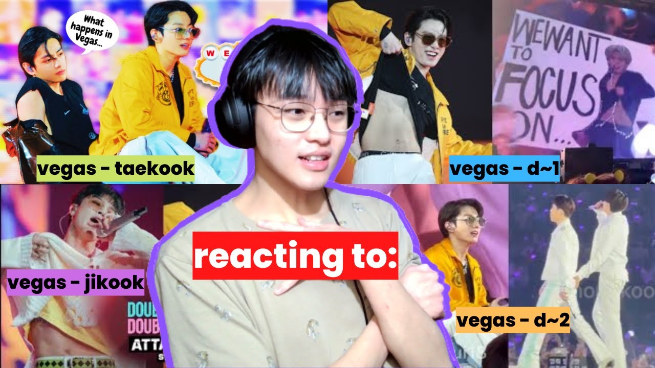 (a gay vietnamese boy reacts to) BTS PTD Las Vegas Concert Iconic Moments and TAEKOOK plus JIKOOK