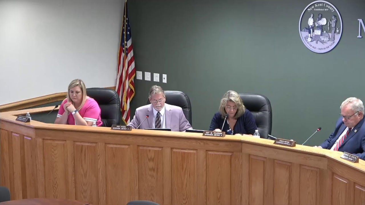August 11, 2025 New Kent County Board of Supervisors Business Meeting