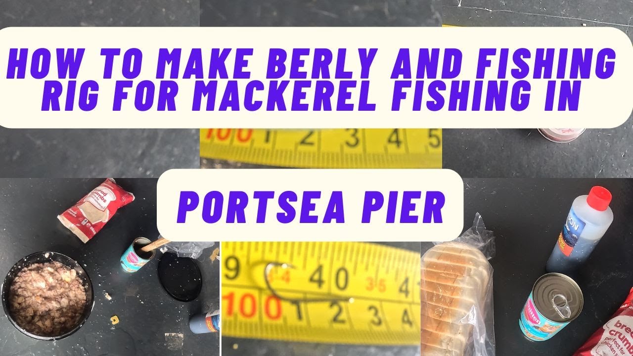 HOW TO MAKE BERLY AND FISHING RIG FOR MACKEREL