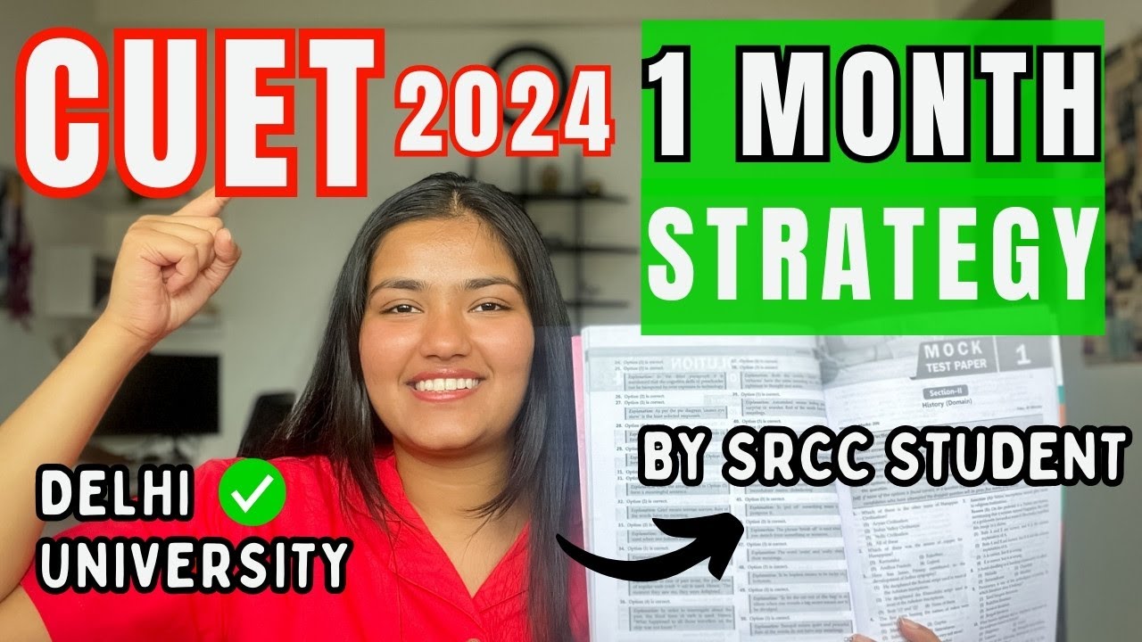 Ultimate 1 Month STRATEGY to Crack CUET 2025 | Insider Tips by SRCC Student🌟 | Ananya Gupta