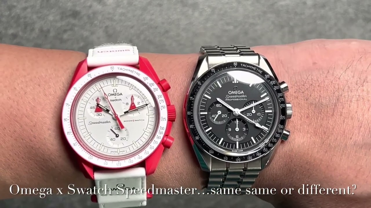 Omega x Swatch Speedmaster: MoonWatch vs MoonSwatch