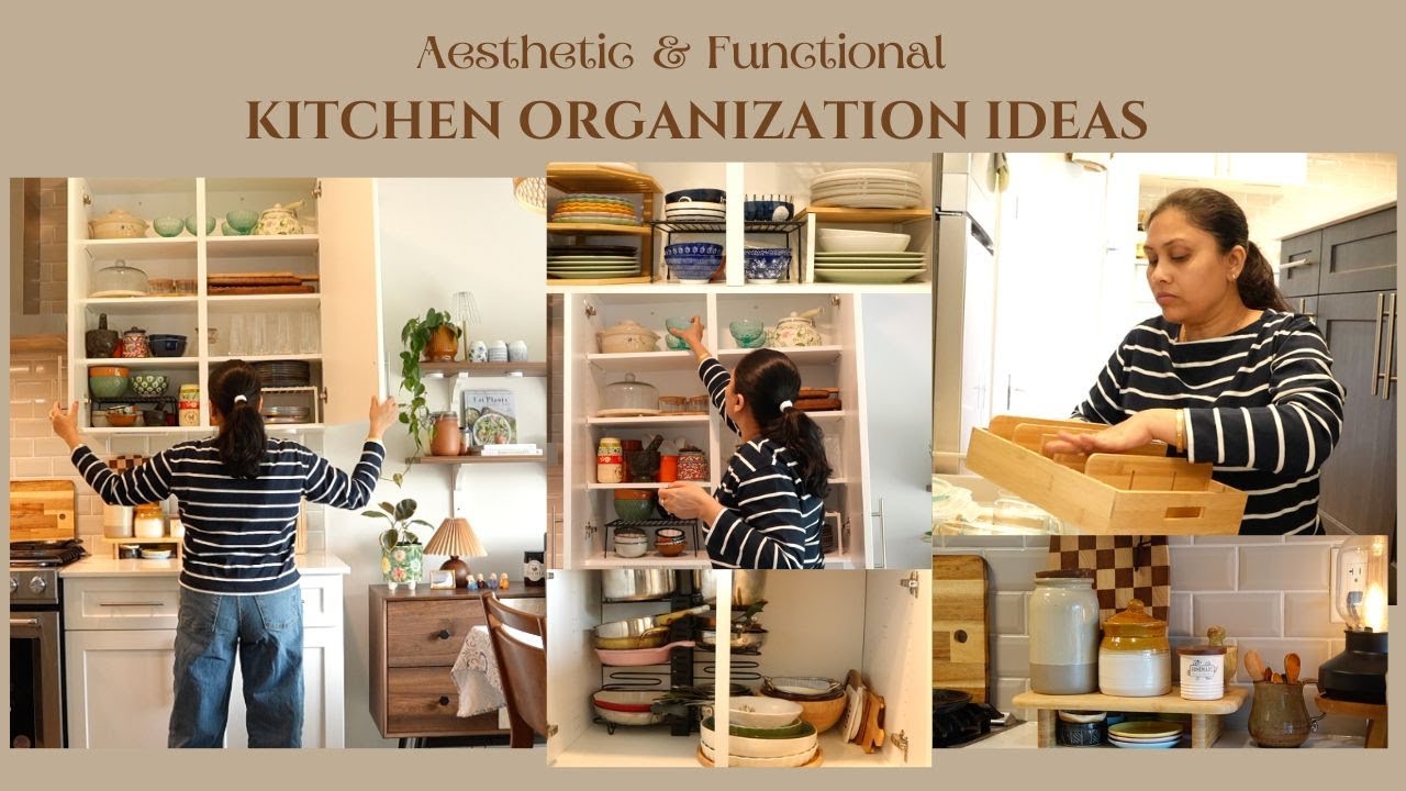Kitchen Organization ideas I Cabinet organizers I smart ideas to save space My Crockery Collection