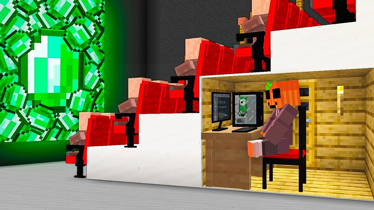 Cre&eacute; Sala Secreta Dentro del CINE en Minecraft!