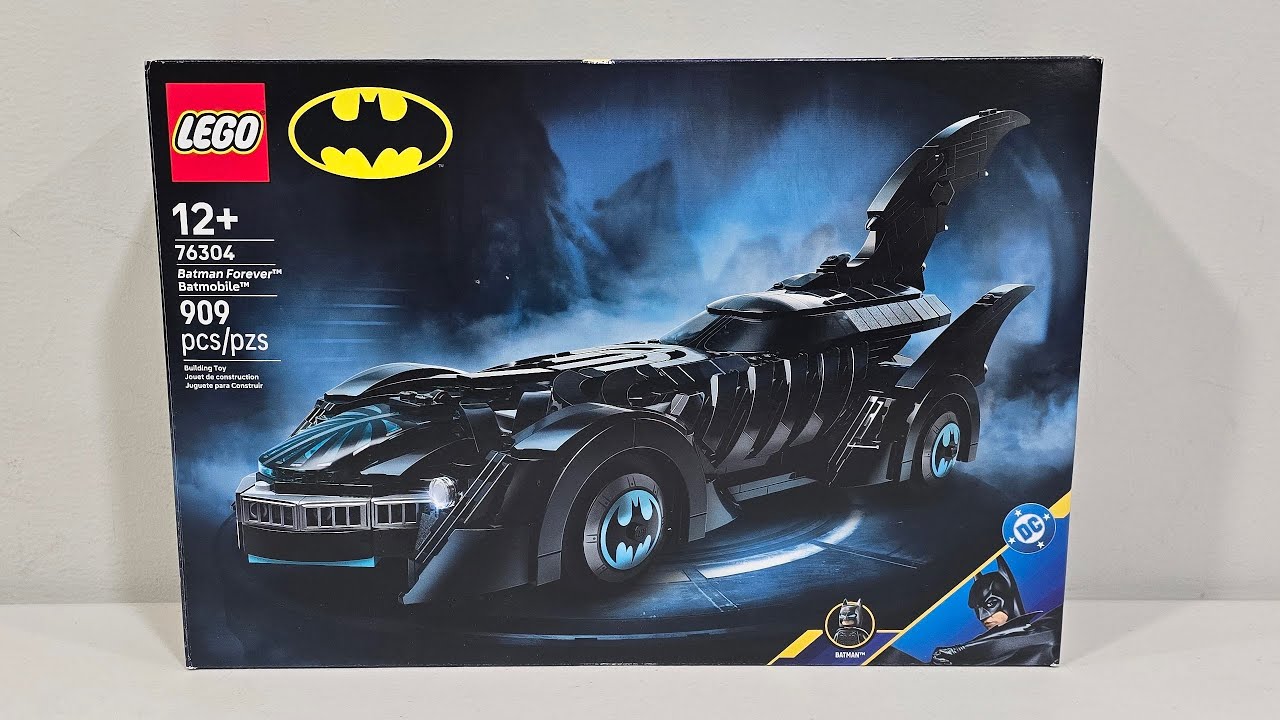 Обзор набора Lego DC Batman Forever Batmobile Set 76304!