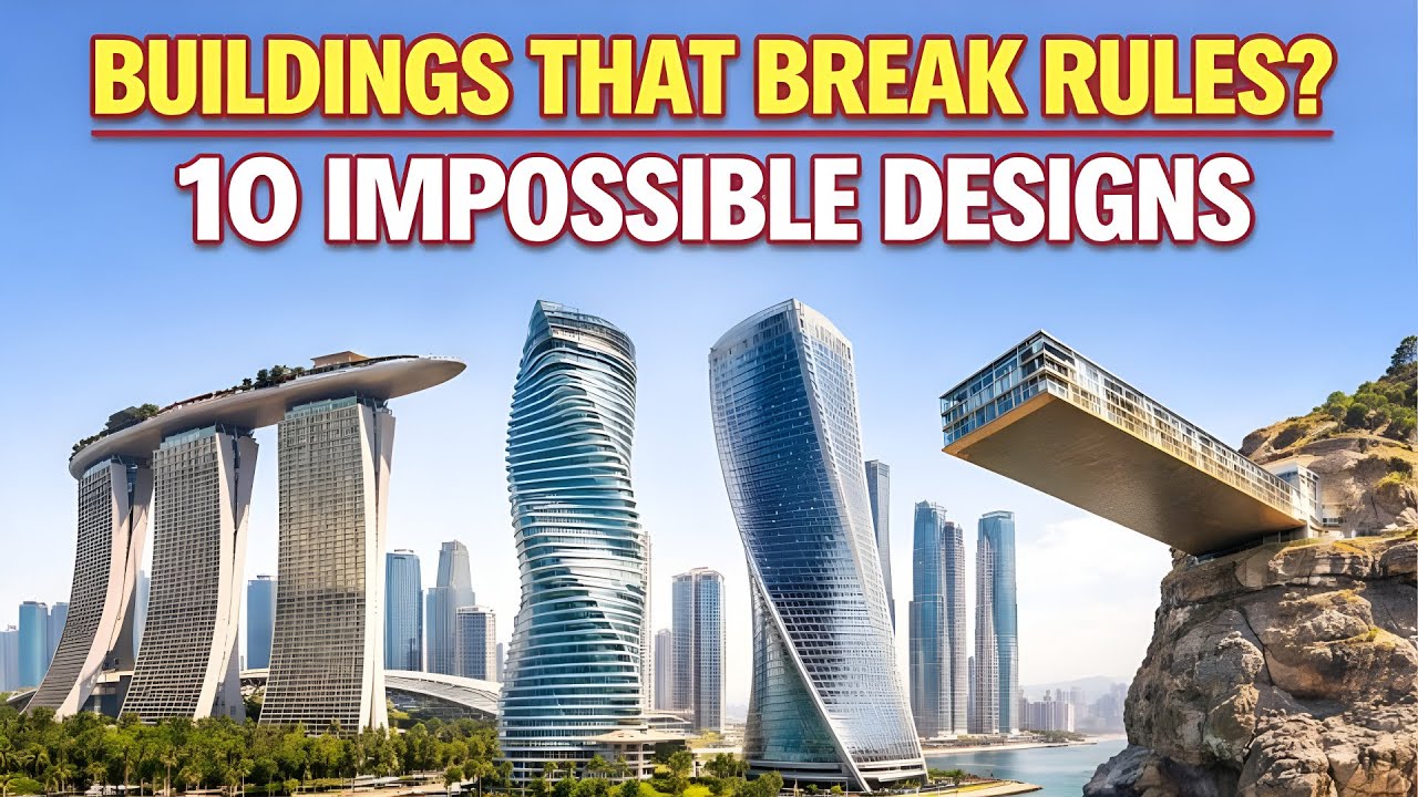 10 Gravity-Defying Architectural Feats #Architecture #Engineering #Skyscrapers
