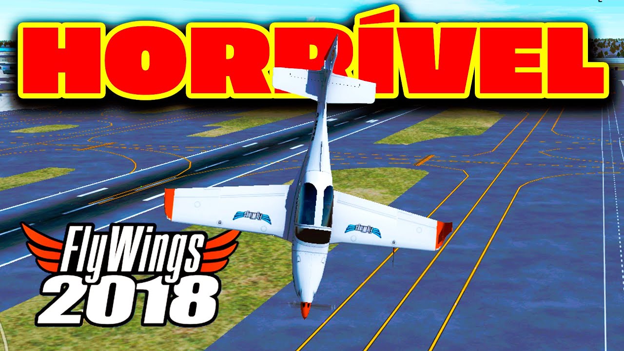 Um dos piores simuladores de voo pra celular | FlyWings 2018