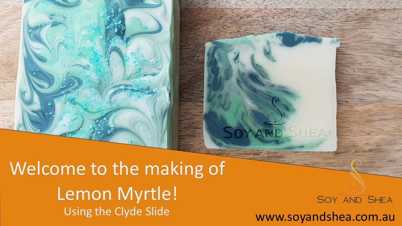 Lemon Myrtle Artisan Soap - Clyde Slide - Making and Cutting | Soy and Shea