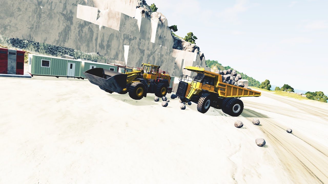 I Crashed A Dump Truck In Beamng Drive