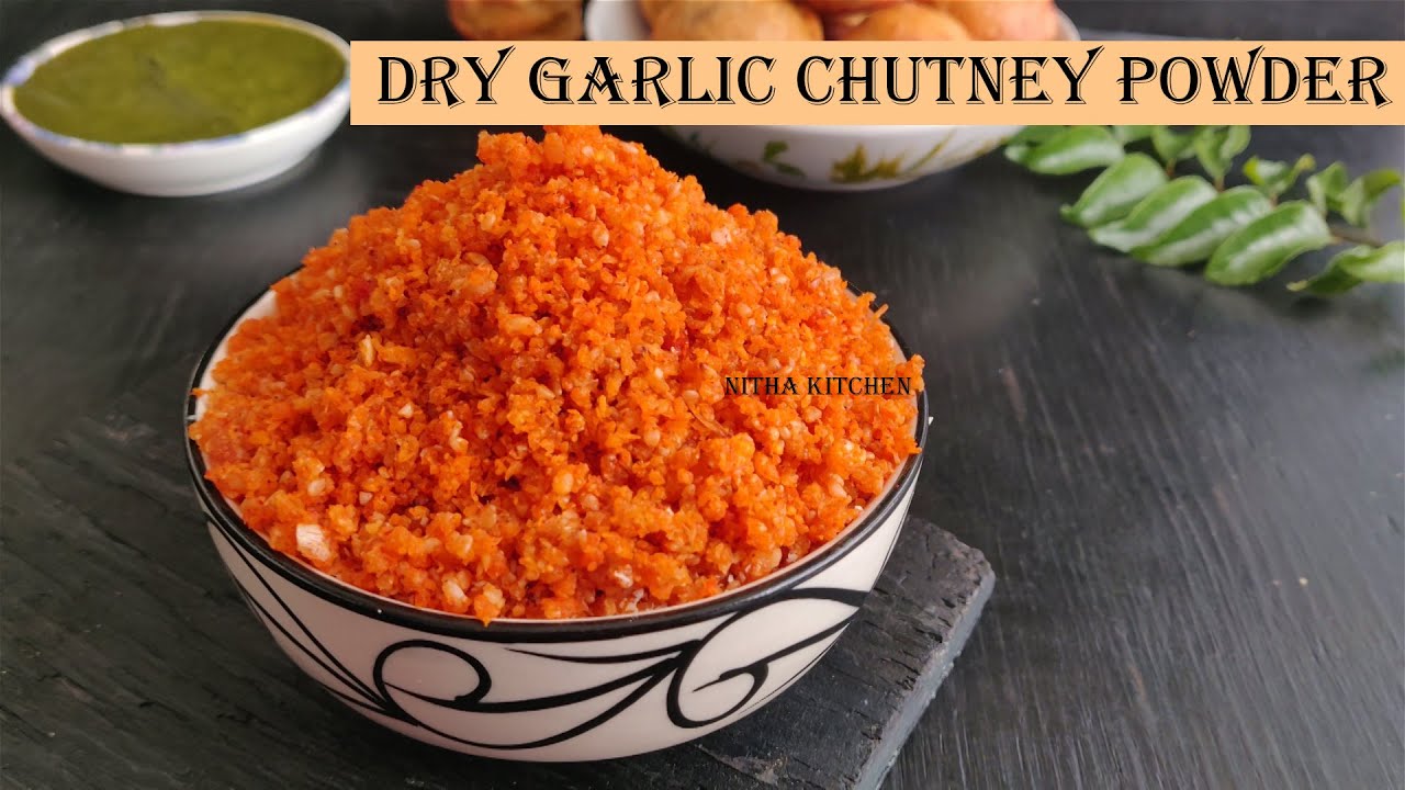 #lasunchutneypowder #drygarlicchutneypowder #lasun Dry Garlic Chutney Powder #nithakitchen