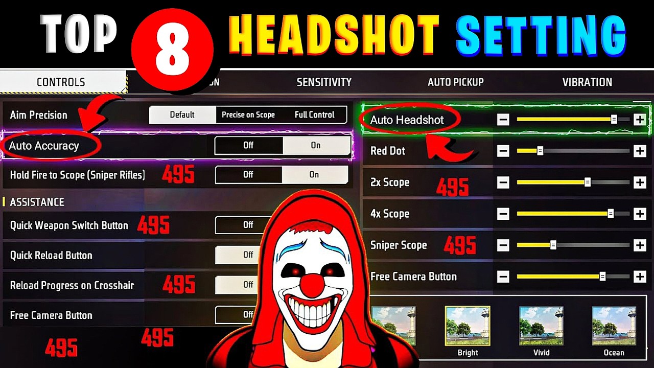 Настройки хедшота в Free Fire после обновления OB52 2025 ⚡Лучшая чувствительность для хедшота || ...