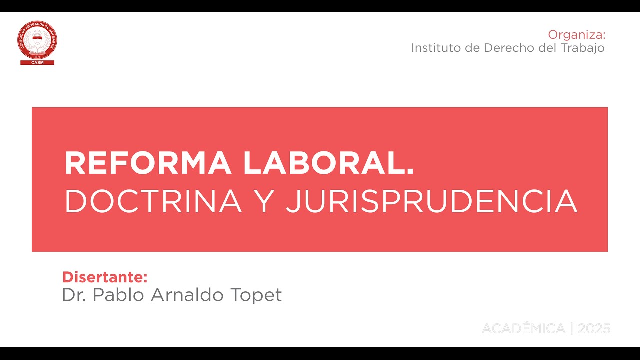 Reforma laboral. Doctrina y jurisprudencia