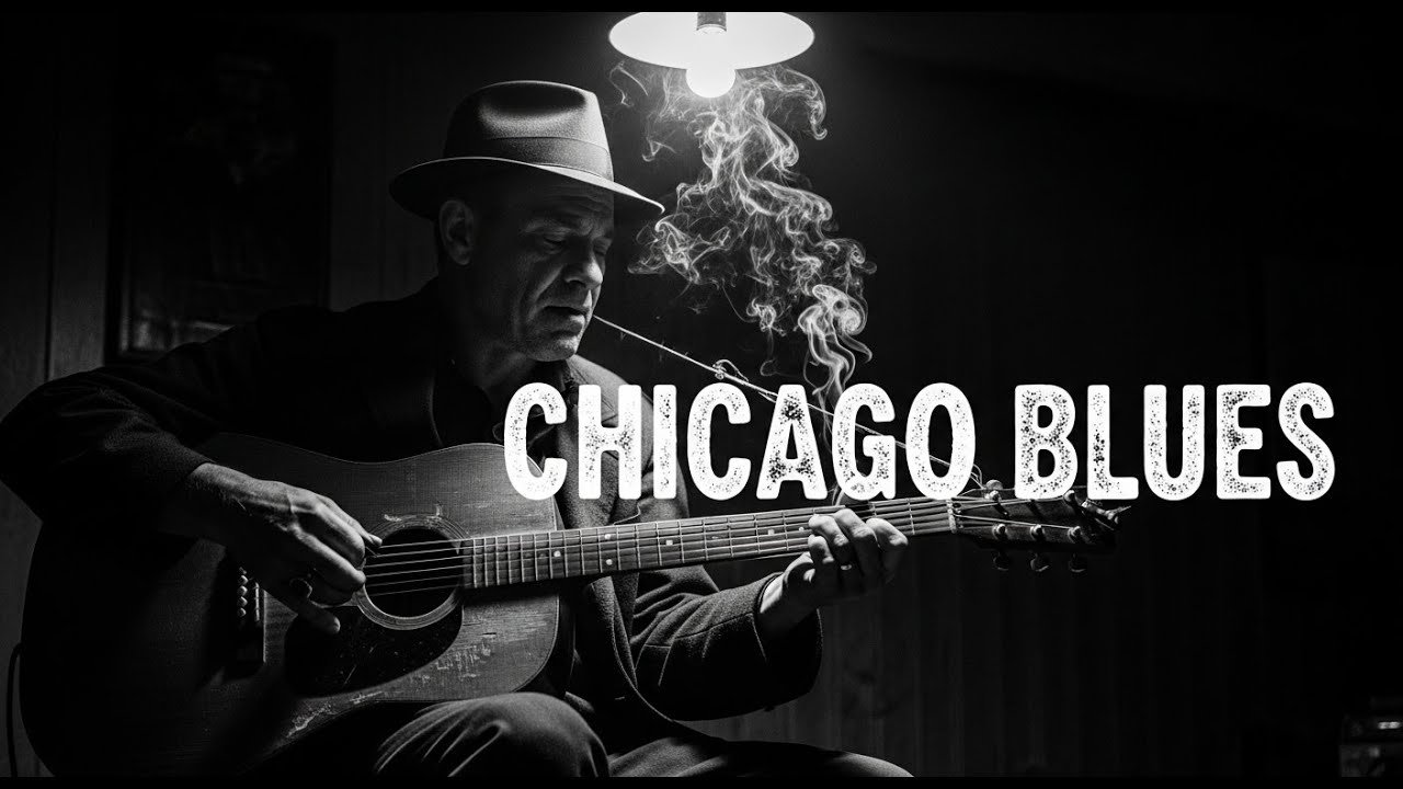Slow Blues Guitar 2026 – Chicago Electric Blues Inspired Midnight Driving & Relaxing Vibes