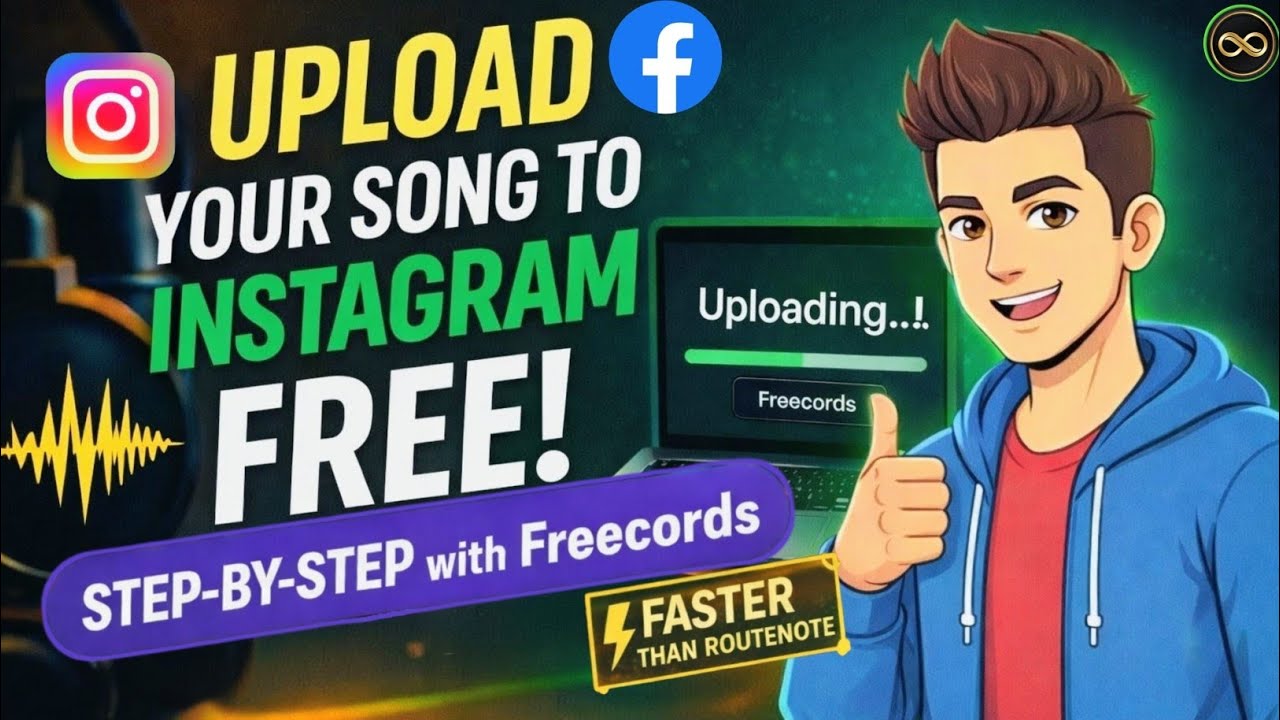 Upload Your Song to Instagram FREE | Faster Than RouteNote with Freecords