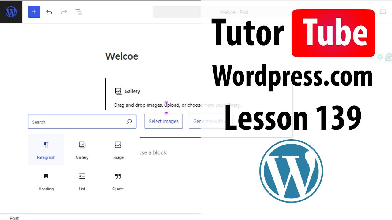 Wordpress.com - Lesson 139 - Setting Parent and Child Pages