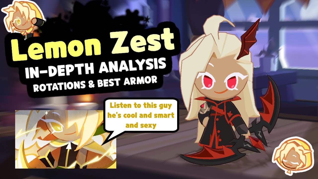Lemon Zest Cookie In-depth Analysis and Rotation Guide | Cookie Run: Tower of Adventures