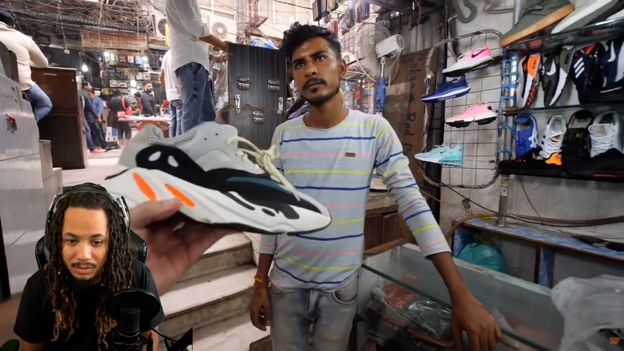 YEEZYS IN INDIA !?!? Collin Abroadcast India Fake Market Spree!