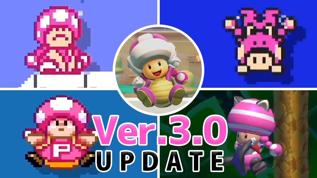 スーパーマリオメーカー2【switch】キノピコNew全パワーアップアイテム&パーツまとめ(Ver.3.0.0 UPDATE) マリメ2 ニンテンドースイッチ